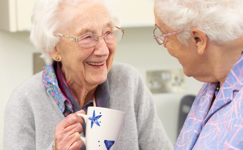 Damen unterhalten sich CC shutterstock 9925008